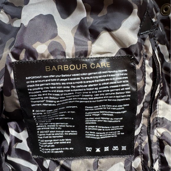 Barbour Leather & Canvas Jacket - Picture 4 of 9